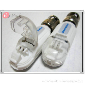 1 Channel Passive Video Balun, Tool-Less, No Wire Stripping